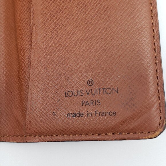 Authentic Louis Vuitton Monogram Canvas Pocket Organizer card wallet LC65-121025 - Picture 10 of 11